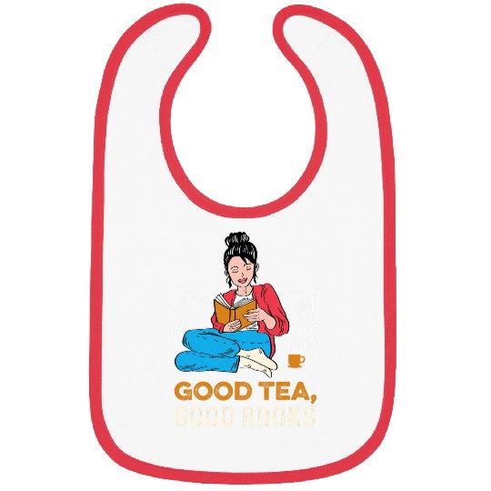 Good Tea Book Lover Bibs