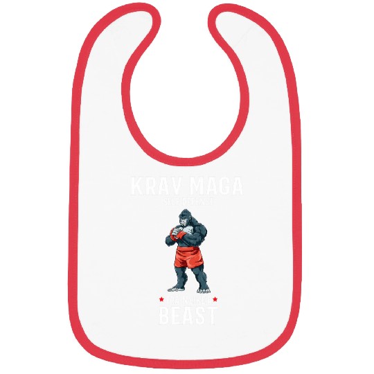 Krav Maga Gorilla Fighter Train Like A Beast Bibs