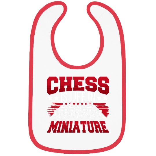 Checkmate Chess Lover Knight Chess Club Design 5 Bibs