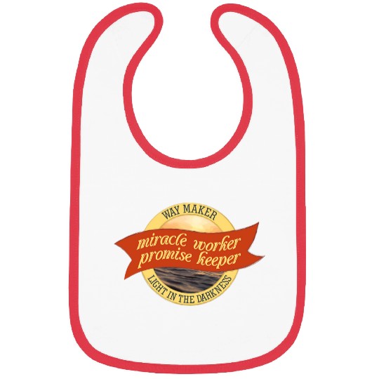 Way Maker Miracle Worker Promise Keeper 2 Bibs
