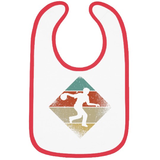 Bowling Retro 1960s 1970s Style Bowler Bibs