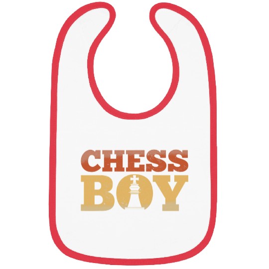 Chess Boy Funny Mens Chess Game Lover Bibs