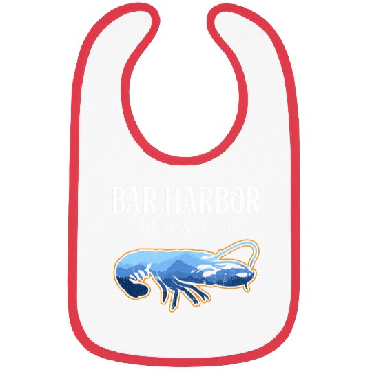 Bar Harbor Spring Break Traveling Vacation Souvenir Bibs