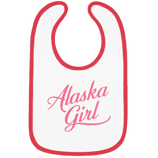 Alaska Girl Alaskan Denali Gates Arctic Anchorage Snow Pink Bibs