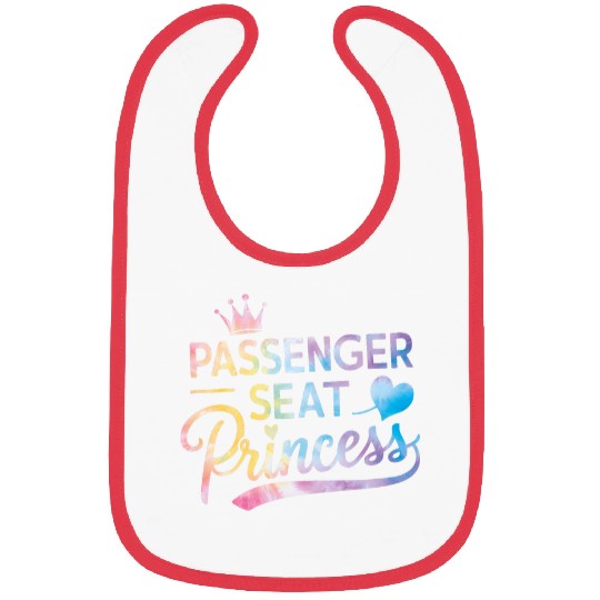 Passenger Seat Princess Girlfriend Passenger Princess 1 Bibs