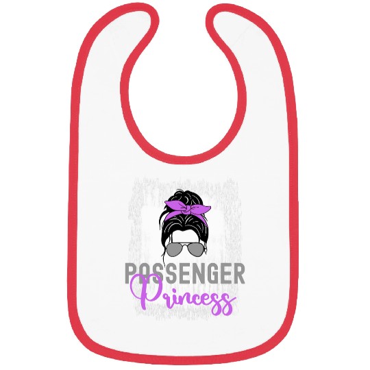 Passenger Princess Funny Girls Trip Summer Copilot 1 Bibs