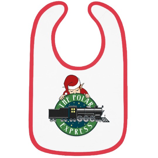 Polar Express Elf Train Logo Bibs