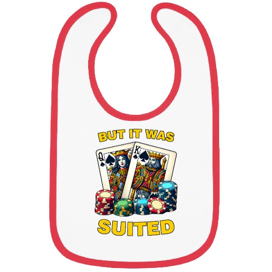 Funny Pokers Hand King Queen But It Was Suited 3 Bibs