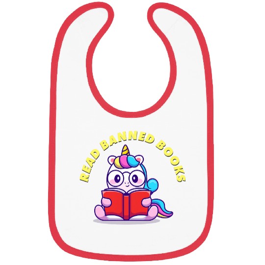 Read Banned Books Unicorns Bibs