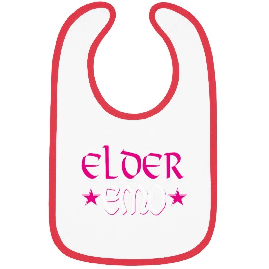 Elder Emo Music Fan Emo Band Member Alternative Goth Bibs