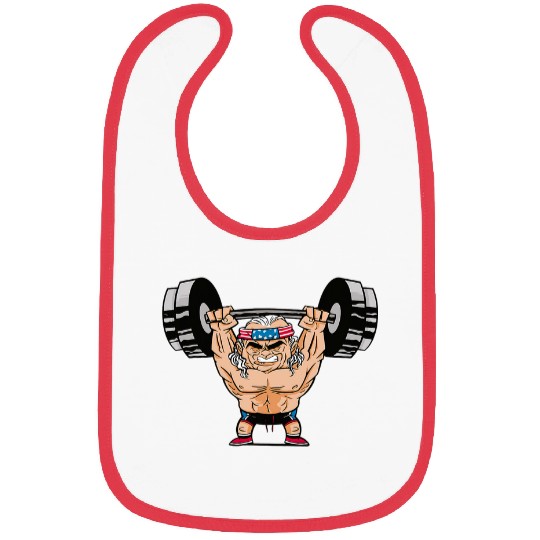 Bench Press Gift GYM Muscle Benjamin Franklin Bodybuilding Bibs