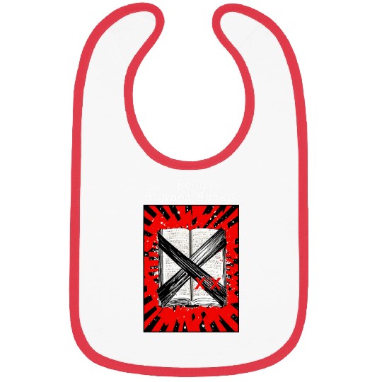 Read Banned Book Funny Reading for Readers Bibs