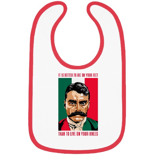 Emiliano Zapata Mexico History Icon Bibs