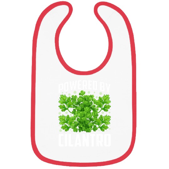 Powered by Cilantro Cilantro Day Cilantro Hater Funny Food Bibs