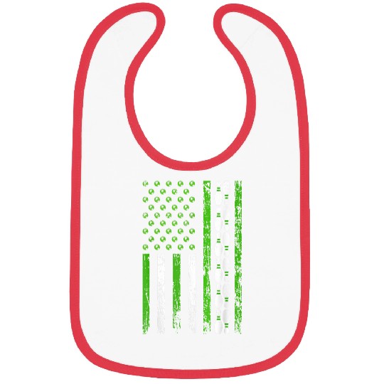 American Sports Flag Athletic Bowling Pin Earth Day Bibs