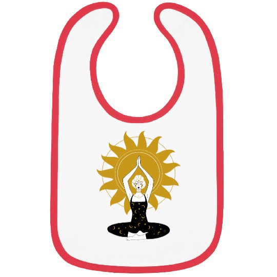 Goddess Drawing Power from the Sun Bibs