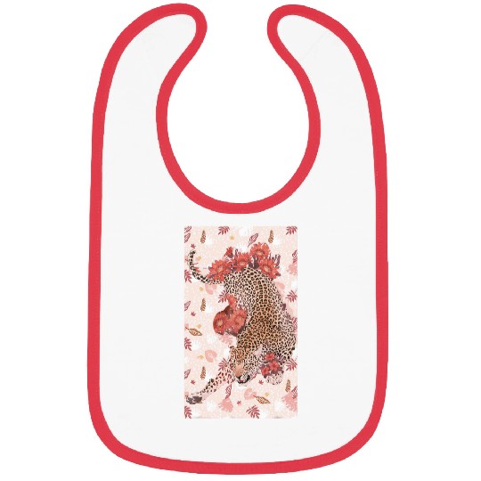 European Summer Leopard Italian Bibs