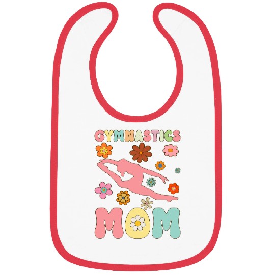 Gymnastics Mom Groovy Gymnast Acrobat Bibs