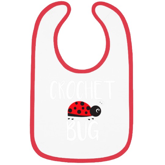 Crochet Bug Ladybug Funny Crocheting Bibs