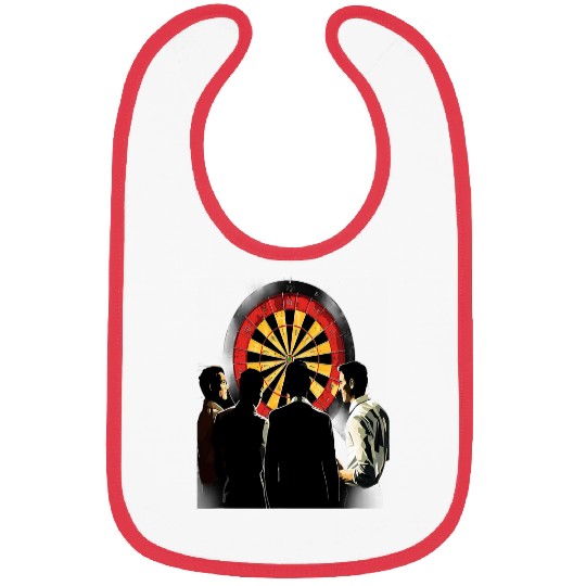 Darts Dart Team Player Throwing Sport Bibs