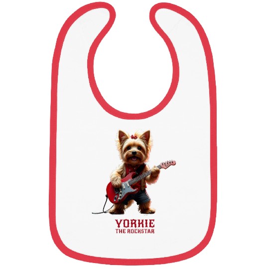 Yorkie the Rockstar Bibs