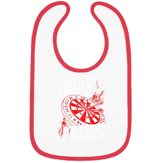 Oops I Darted Dart Darting Sport Arrow Dart Board Dart Team Bibs