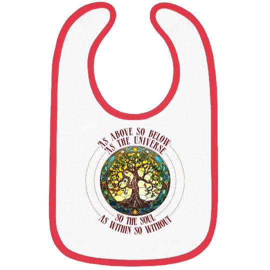 As Above So Below Find Inner Yoga Peace and Harmony Bibs