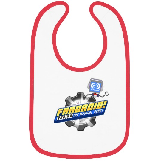 Fandroid Logo with Waving Fandroid Bibs
