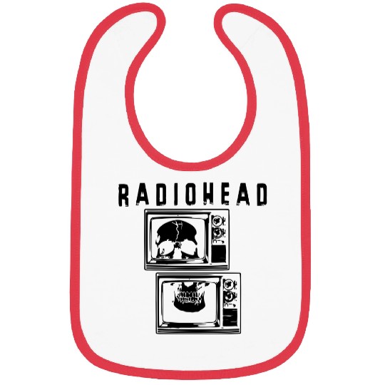 Black Skull TV Radiohead Bibs