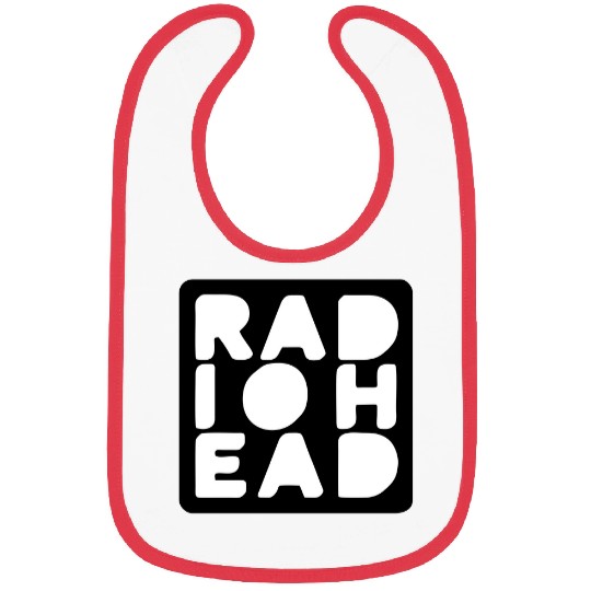 Radiohead Solid Black Bibs