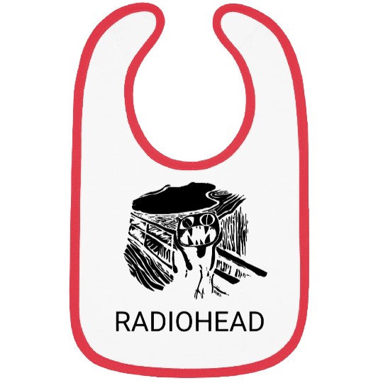 Scared in Black Radiohead Bibs