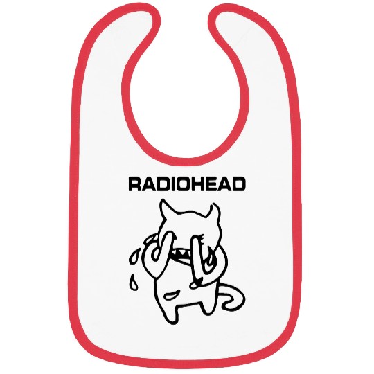 Radiohead Crying Black Devil Bibs
