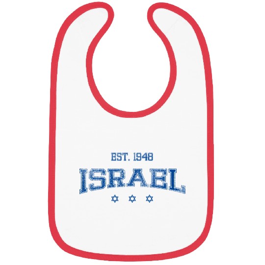 Israel-blue Bibs