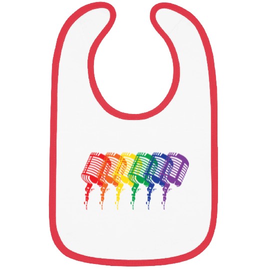 Multi-colored Mics Bibs