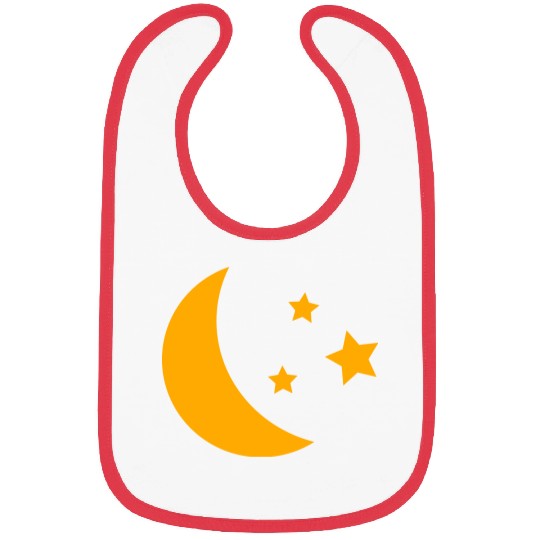 moon and stars Bibs