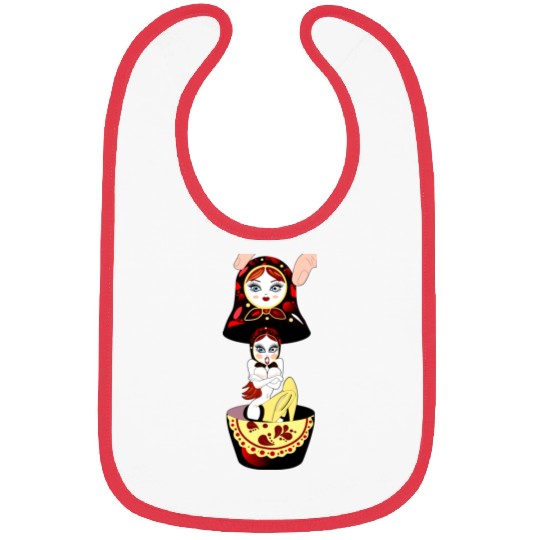 Surprise Russian Doll Bibs
