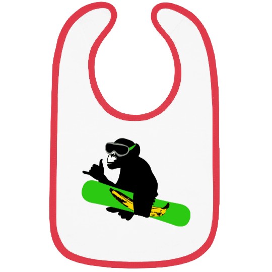 snowboard monkey Bibs