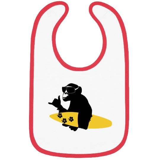 surf monkey Bibs