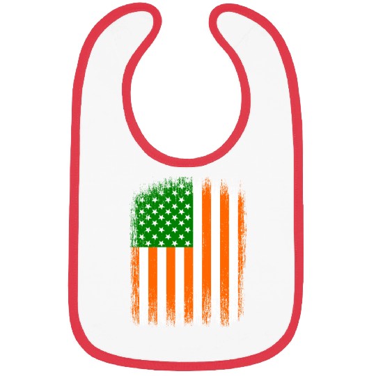 Irish American Flag Bibs