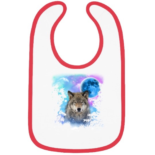 Timber Wolf MidNight Forest Bibs