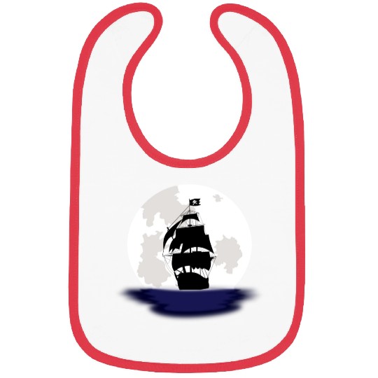Pirate Ship Bibs