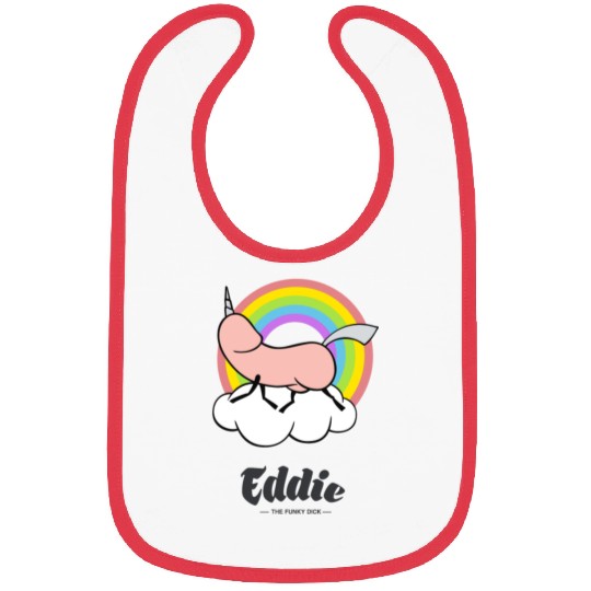 Eddie Funky Unicorn Dick Bibs