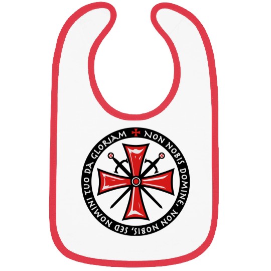 Cross Knights Templar Bibs