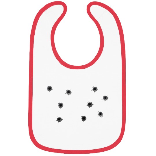 Luke Cage Bullet Holes Bibs