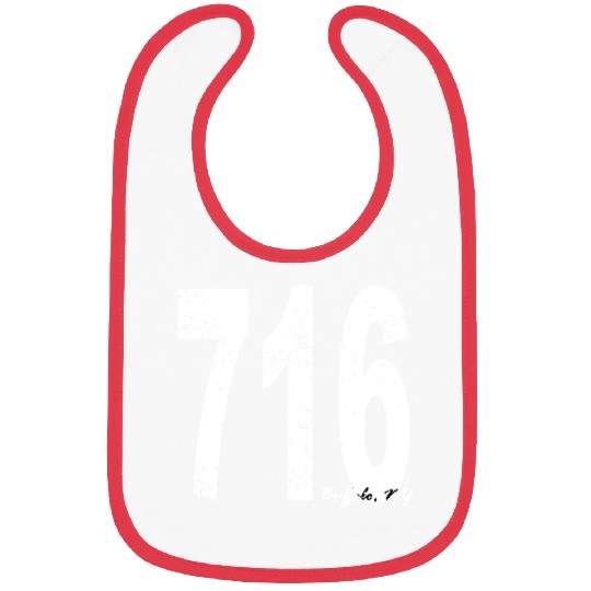 Vintage Buffalo Area Code 716 Bibs