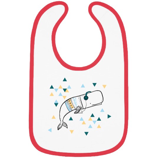Music Whale Bibs