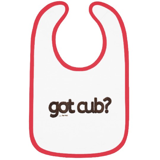 got cub?-Furry Fun-Gay Bear Pride-Brown Bear Bibs