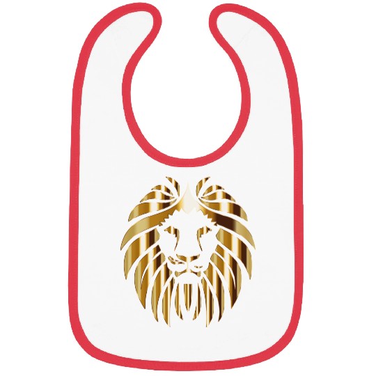Gold lion Bibs