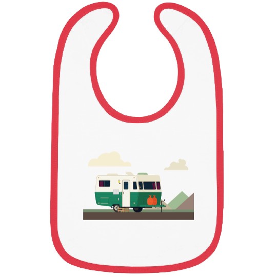 camper in the mountains Bibs