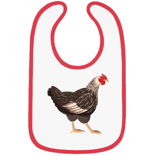 Realistic chicken Bibs